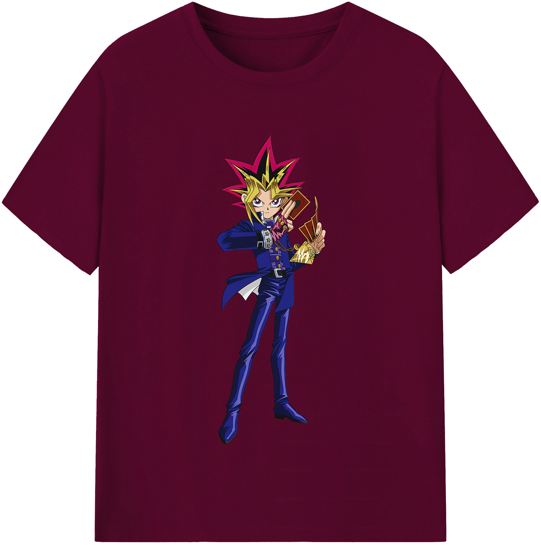 （画像用） 遊☆戯☆王 Yu-Gi-Oh! レディースカジュアルプリントTシャツ（綿100％）